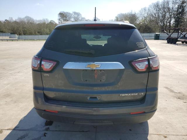 1GNKRFED1DJ128588 - 2013 CHEVROLET TRAVERSE LS GRAY photo 6