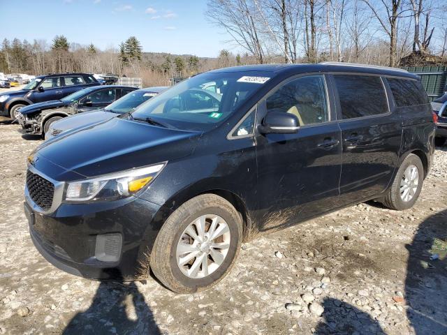 KNDMB5C1XG6200923 - 2016 KIA SEDONA LX BLACK photo 1