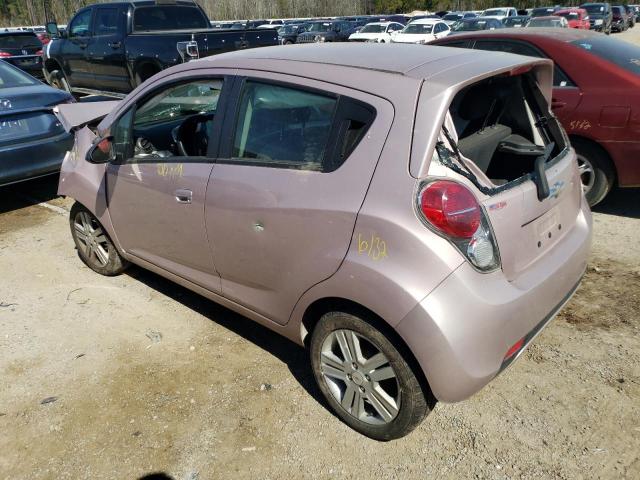 KL8CB6S92DC501605 - 2013 CHEVROLET SPARK LS SILVER photo 2