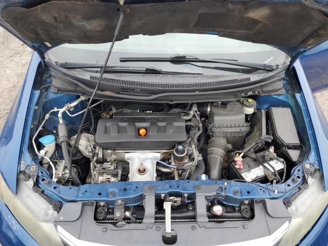19XFB2F94CE036226 - 2012 HONDA CIVIC EXL ლურჯი ფოტო 11