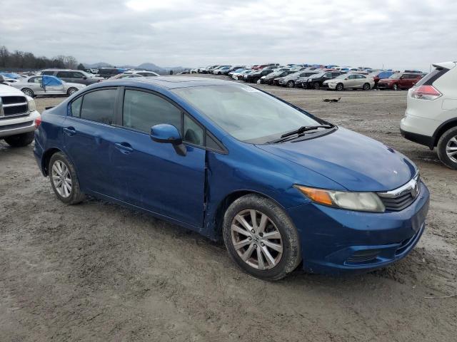 19XFB2F94CE036226 - 2012 HONDA CIVIC EXL ლურჯი ფოტო 4