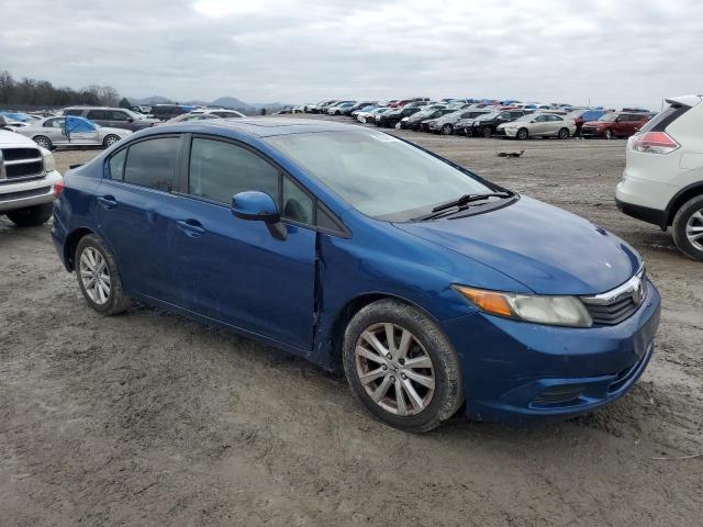 19XFB2F94CE036226 - 2012 HONDA CIVIC EXL BLUE photo 4