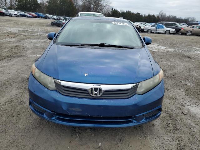 19XFB2F94CE036226 - 2012 HONDA CIVIC EXL BLUE photo 5