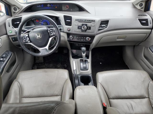 19XFB2F94CE036226 - 2012 HONDA CIVIC EXL ლურჯი ფოტო 8