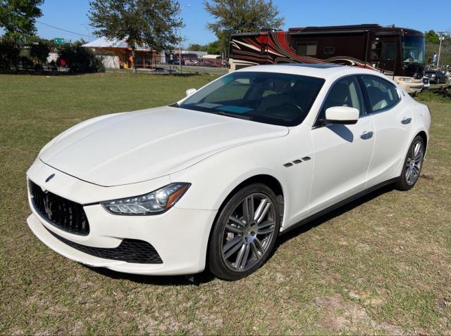 ZAM57XSA9F1129840 - 2015 MASERATI GHIBLI WHITE photo 2