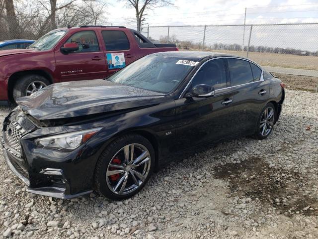 JN1EV7AR4KM590649 - 2019 INFINITI Q50 LUXE BLACK photo 1