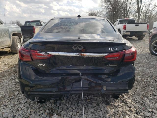 JN1EV7AR4KM590649 - 2019 INFINITI Q50 LUXE BLACK photo 6