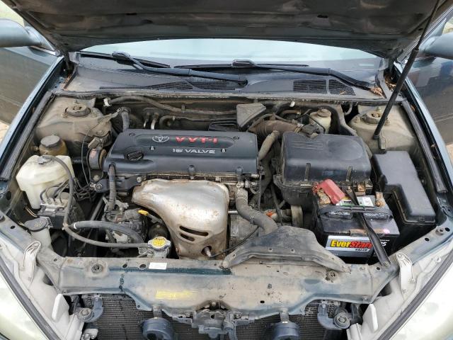 4T1BE32K55U062211 - 2005 TOYOTA CAMRY LE GREEN photo 11