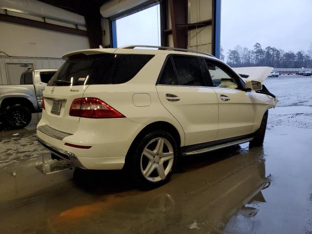 4JGDA5HB2EA364886 - 2014 MERCEDES-BENZ ML 350 4MATIC WHITE photo 3
