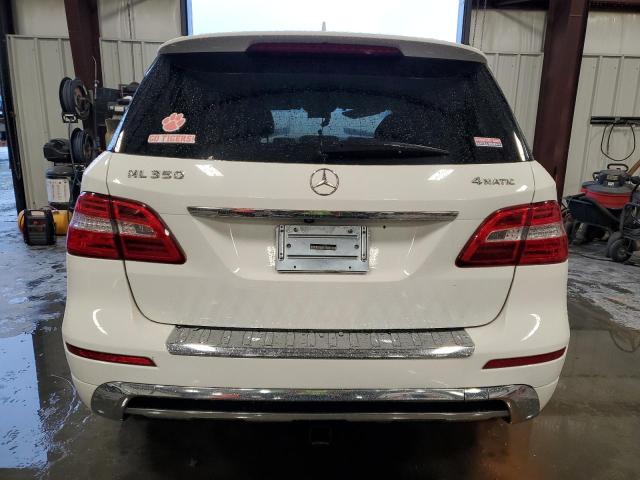 4JGDA5HB2EA364886 - 2014 MERCEDES-BENZ ML 350 4MATIC WHITE photo 6