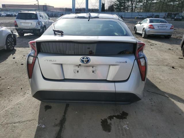 JTDKBRFU7G3002502 - 2016 TOYOTA PRIUS SILVER photo 6