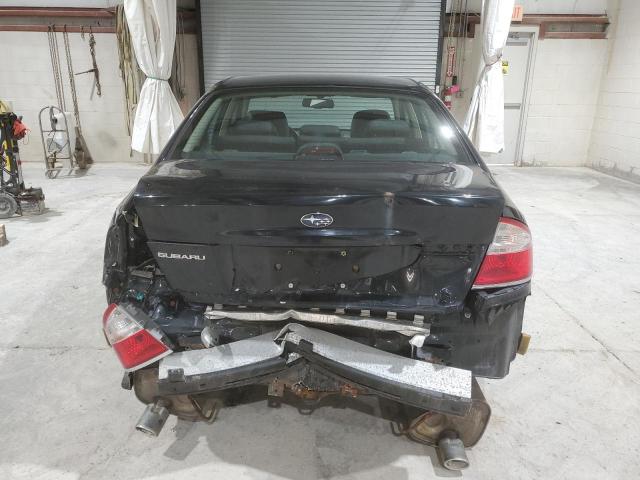 4S3BL626387217999 - 2008 SUBARU LEGACY 2.5I LIMITED BLACK photo 6