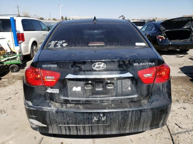 KMHDU4AD7AU914217 - 2010 HYUNDAI ELANTRA BLUE BLACK photo 6