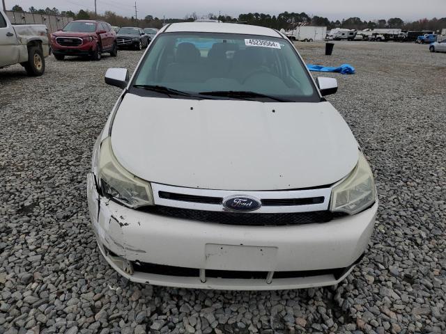 1FAHP34NX9W229291 - 2009 FORD FOCUS S WHITE photo 5