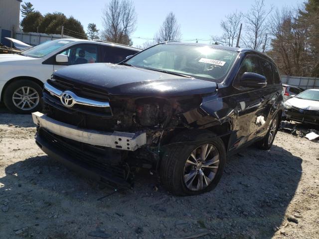5TDJKRFH9FS208285 - 2015 TOYOTA HIGHLANDER XLE Սև լուսանկար 1
