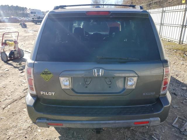 5FNYF18548B054549 - 2008 HONDA PILOT EXL GRAY photo 6