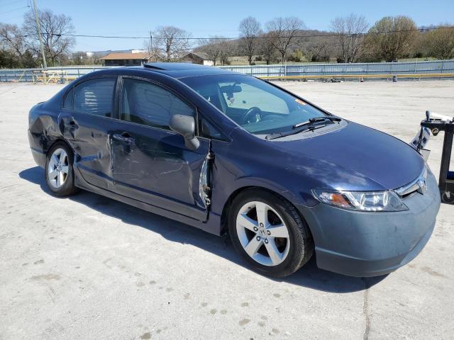 2HGFA16948H510265 - 2008 HONDA CIVIC EXL أزرق صورة 4