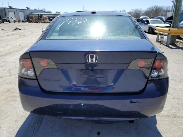 2HGFA16948H510265 - 2008 HONDA CIVIC EXL أزرق صورة 6