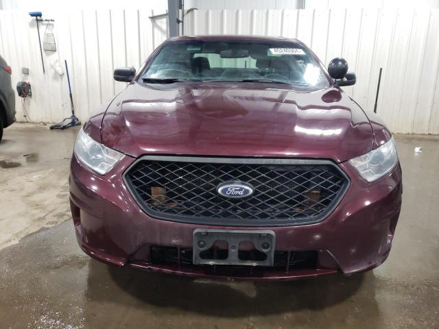 1FAHP2M85DG218657 - 2013 FORD TAURUS POLICE INTERCEPTOR MAROON photo 5