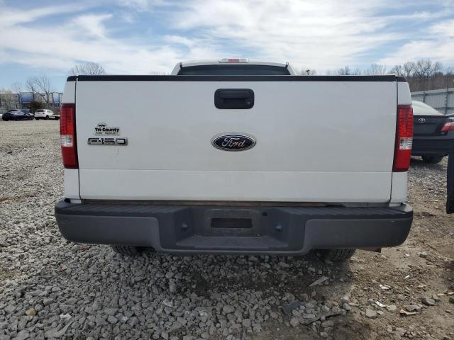 1FTRF12275NB99830 - 2005 FORD F150 WHITE photo 6