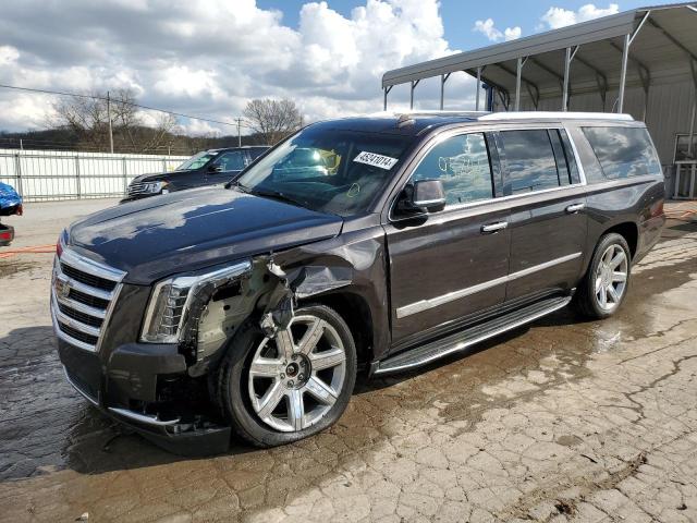 1GYS4HKJ3JR361652 - 2018 CADILLAC ESCALADE ESV LUXURY CHARCOAL photo 1