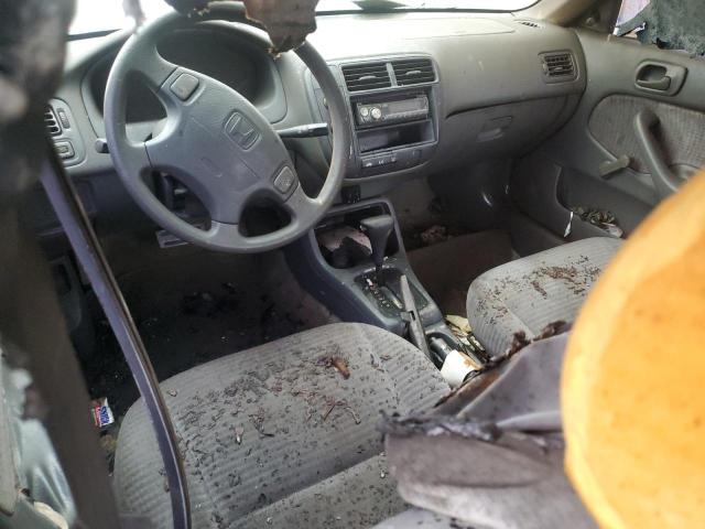 2HGEJ6617YH554280 - 2000 HONDA CIVIC BASE SILVER photo 8