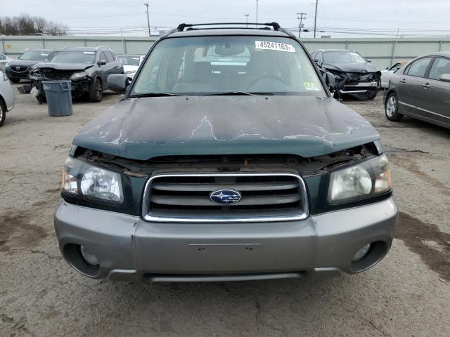 JF1SG65624H745947 - 2004 SUBARU FORESTER 2.5XS Зелений фото 5