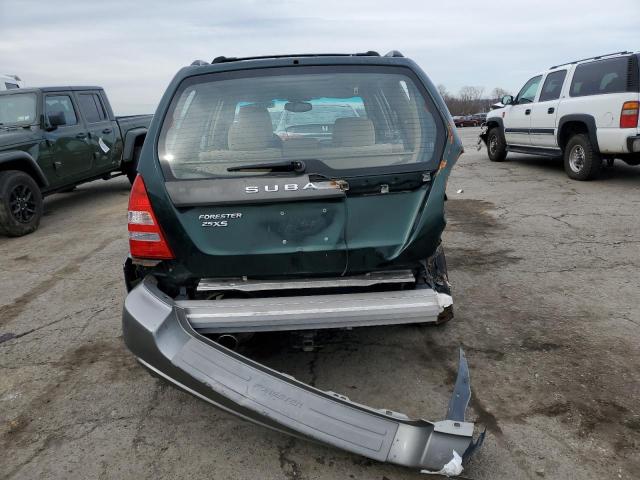 JF1SG65624H745947 - 2004 SUBARU FORESTER 2.5XS Зелений фото 6