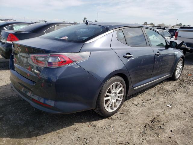 KNAGN4AD4E5075042 - 2014 KIA OPTIMA HYBRID BLUE photo 3