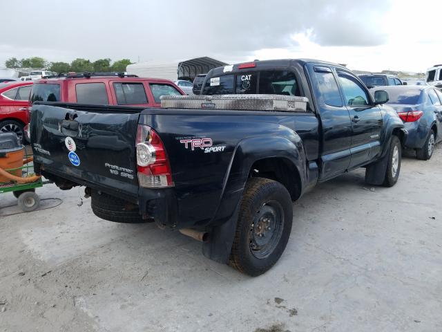 5TETU62N09Z597175 - 2009 TOYOTA TACOMA PRERUNNER ACCESS CAB BLACK photo 4