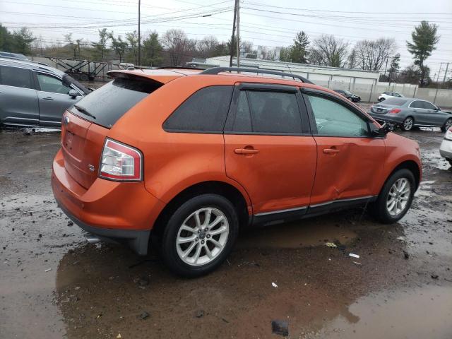 2FMDK48C57BB55343 - 2007 FORD EDGE SEL ORANGE photo 3