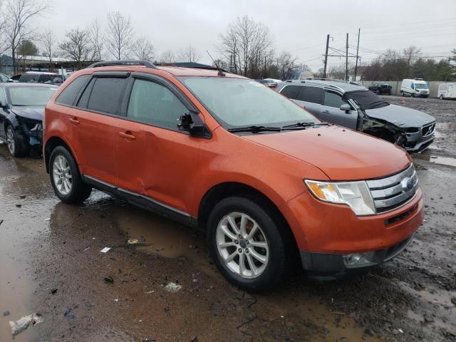 2FMDK48C57BB55343 - 2007 FORD EDGE SEL ORANGE photo 4