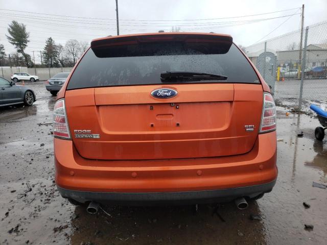 2FMDK48C57BB55343 - 2007 FORD EDGE SEL ORANGE photo 6