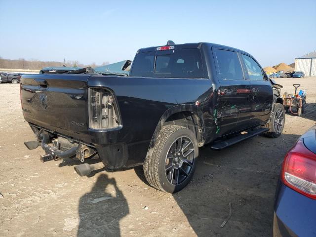 1C6SRFJT6KN792033 - 2019 RAM 1500 LARAMIE BLACK photo 3