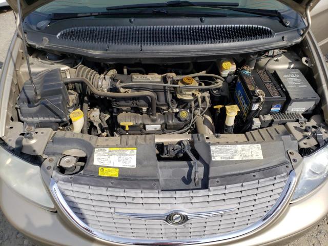 2C4GP74L22R634426 - 2002 CHRYSLER TOWN & COU EX GOLD photo 12