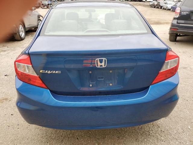 2HGFB2F54CH506368 - 2012 HONDA CIVIC LX BLUE photo 6