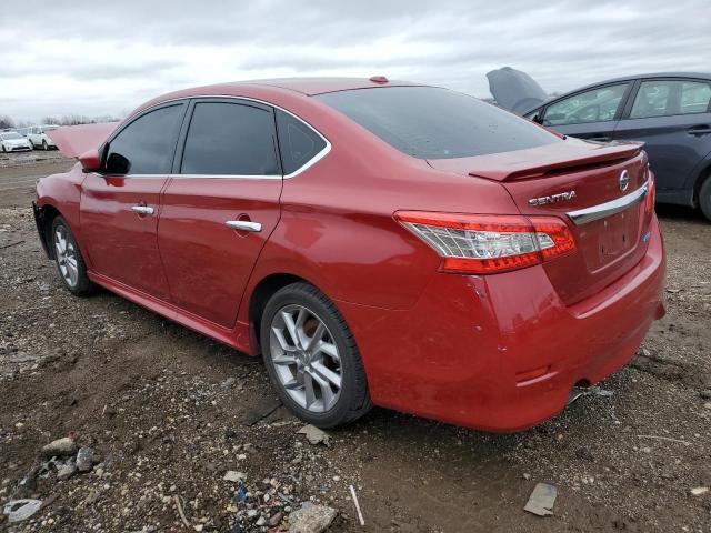 3N1AB7AP7EY319477 - 2014 NISSAN SENTRA S RED photo 2