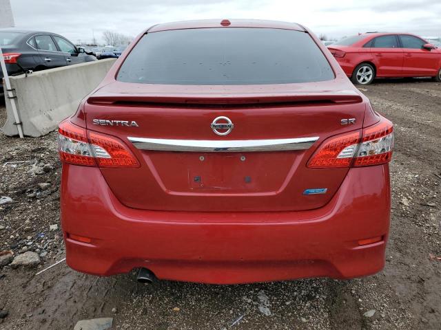 3N1AB7AP7EY319477 - 2014 NISSAN SENTRA S RED photo 6