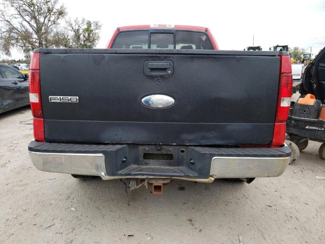 1FTPX14V57FA62958 - 2007 FORD F150 RED photo 6