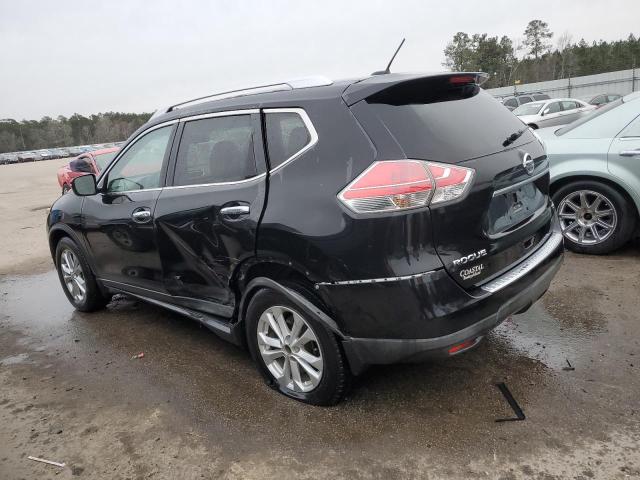 KNMAT2MT4GP728529 - 2016 NISSAN ROGUE S BLACK photo 2