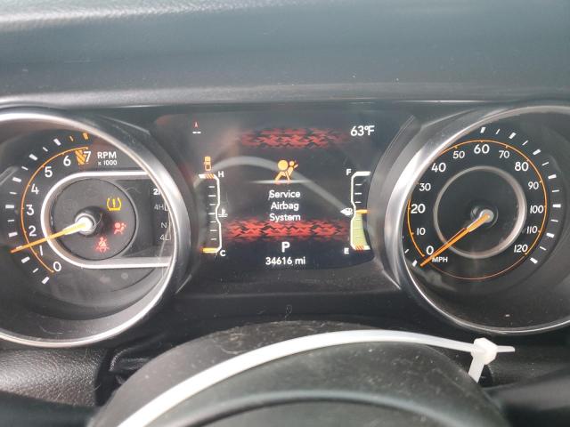 1C4HJWDG8FL695491 - 2015 JEEP WRANGLER U SPORT ნაცრისფერი ფოტო 9