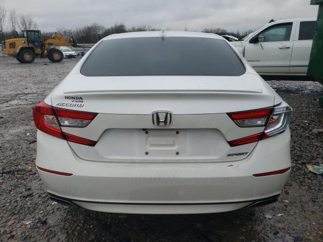 1HGCV1F3XJA208020 - 2018 HONDA ACCORD SPORT WHITE photo 6