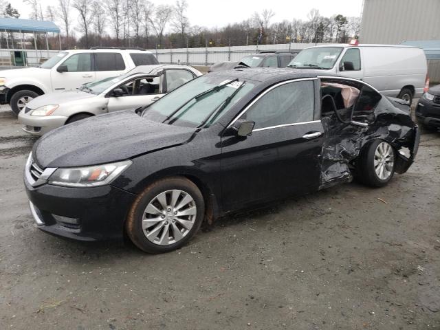 1HGCR3F88EA005614 - 2014 HONDA ACCORD EXL BLACK photo 1