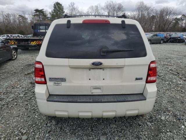 1FMCU9DG1AKD25710 - 2010 FORD ESCAPE XLT WHITE photo 6