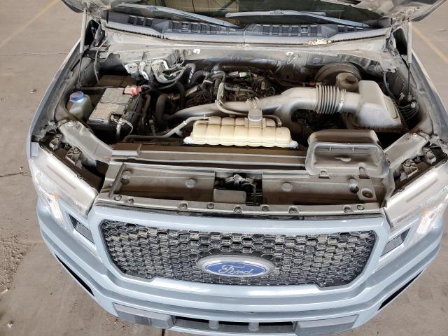 1FTEX1CP2LKD33034 - 2020 FORD F150 SUPER CAB GRAY photo 11