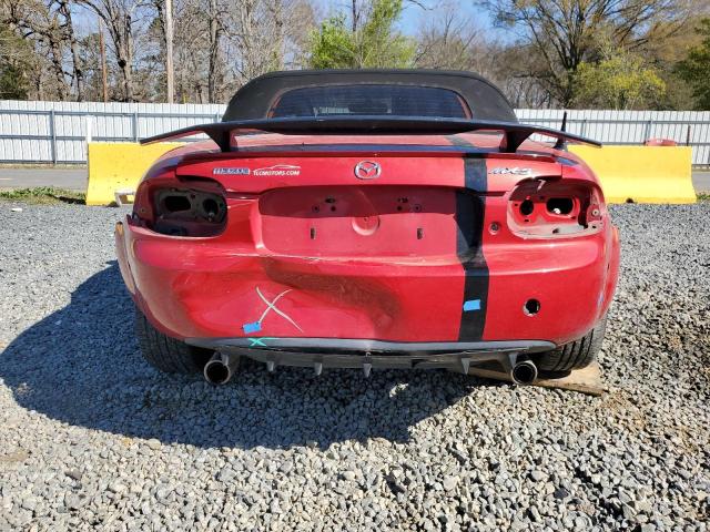 JM1NC25F060103305 - 2006 MAZDA MX-5 MIATA RED photo 6