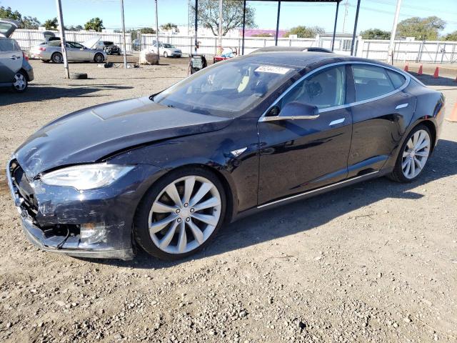 5YJSA1CP7DFP06958 - 2013 TESLA MODEL S Mavi foto 1