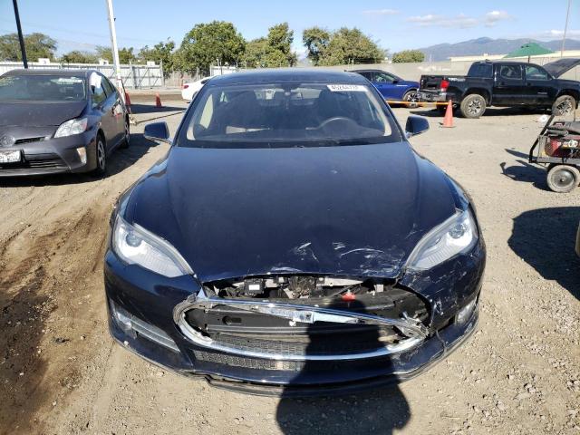 5YJSA1CP7DFP06958 - 2013 TESLA MODEL S BLUE photo 5