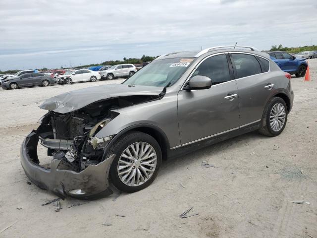 JNKAJ09E88M300274 - 2008 INFINITI EX35 BASE Մոխրագույն լուսանկար 1