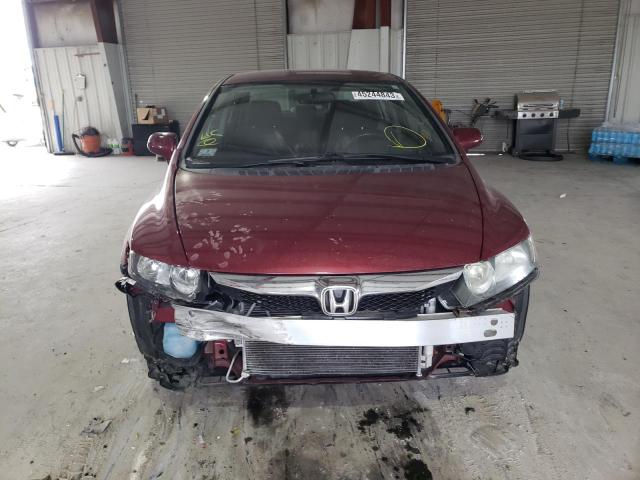 2HGFA1F62BH547280 - 2011 HONDA CIVIC LX-S برغندي صورة 5